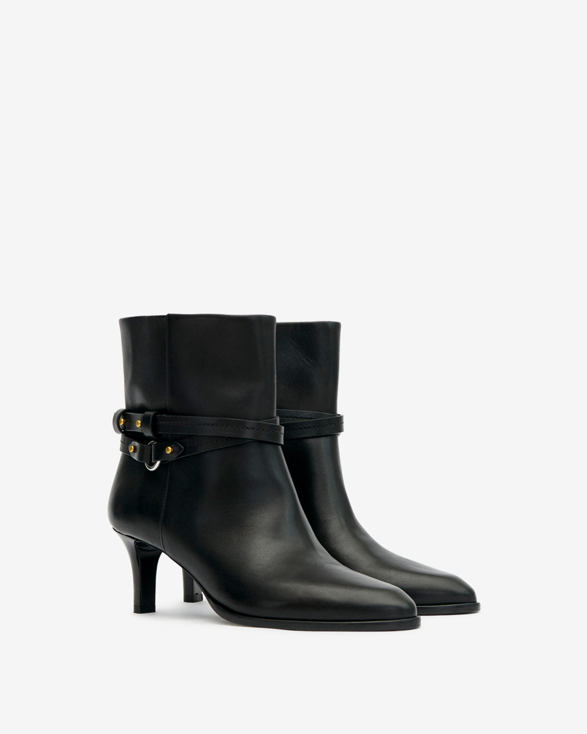 Botas meyli de cuero suave - Negro - Woman - 3