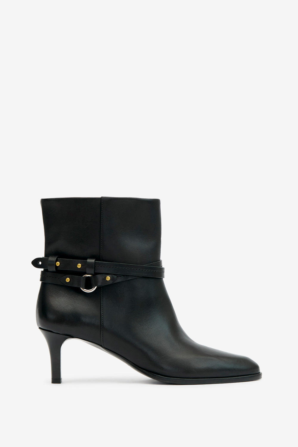 Botas meyli de cuero suave - Negro - Woman - 1