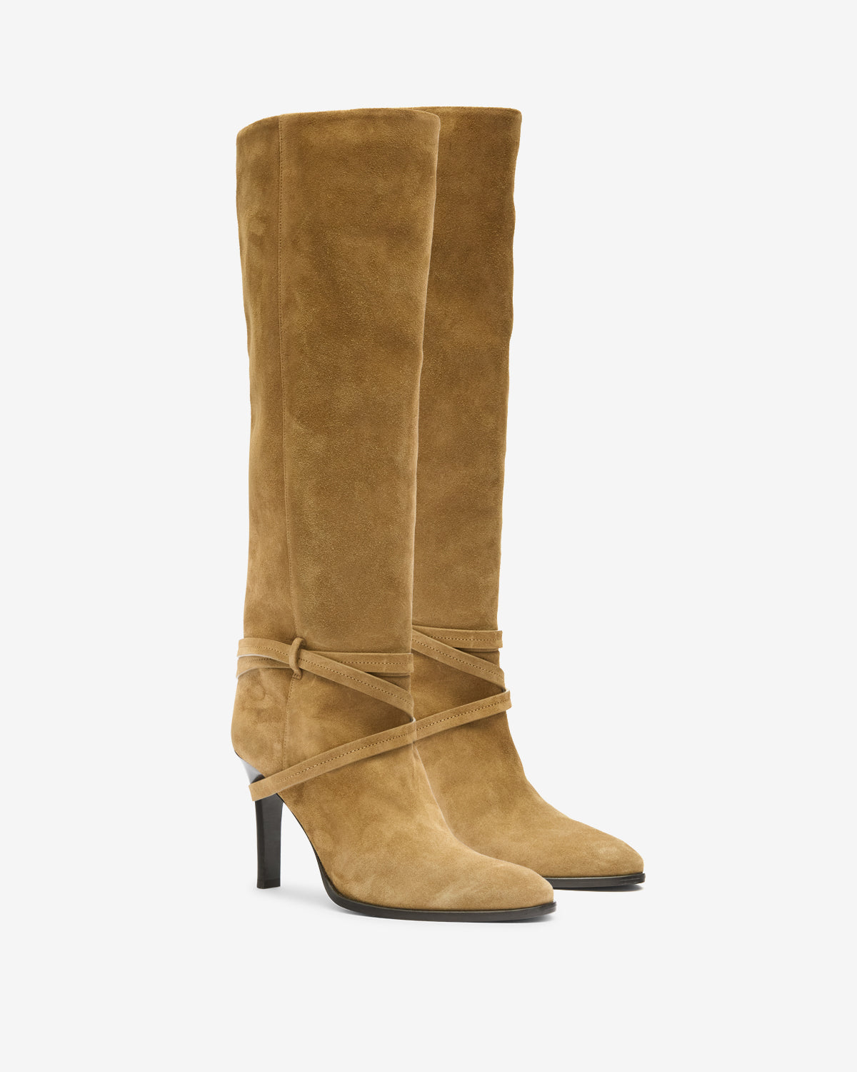 Ieva twin leather boots - Taupe - Woman - 3