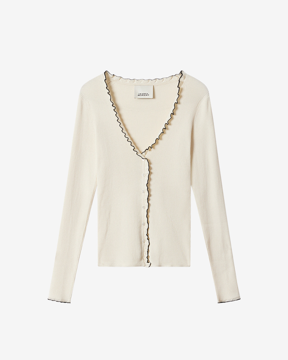 Cardigan izae in cotone - Ecru - Woman - 5