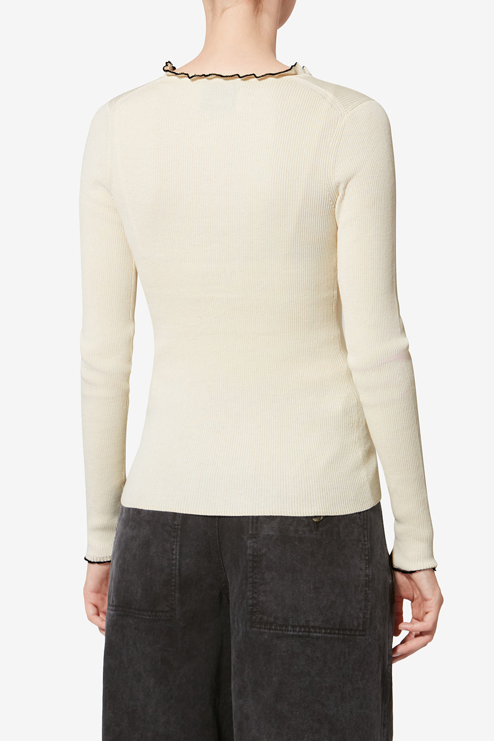 Cárdigan izae de algodón - Crudo - Woman - 5