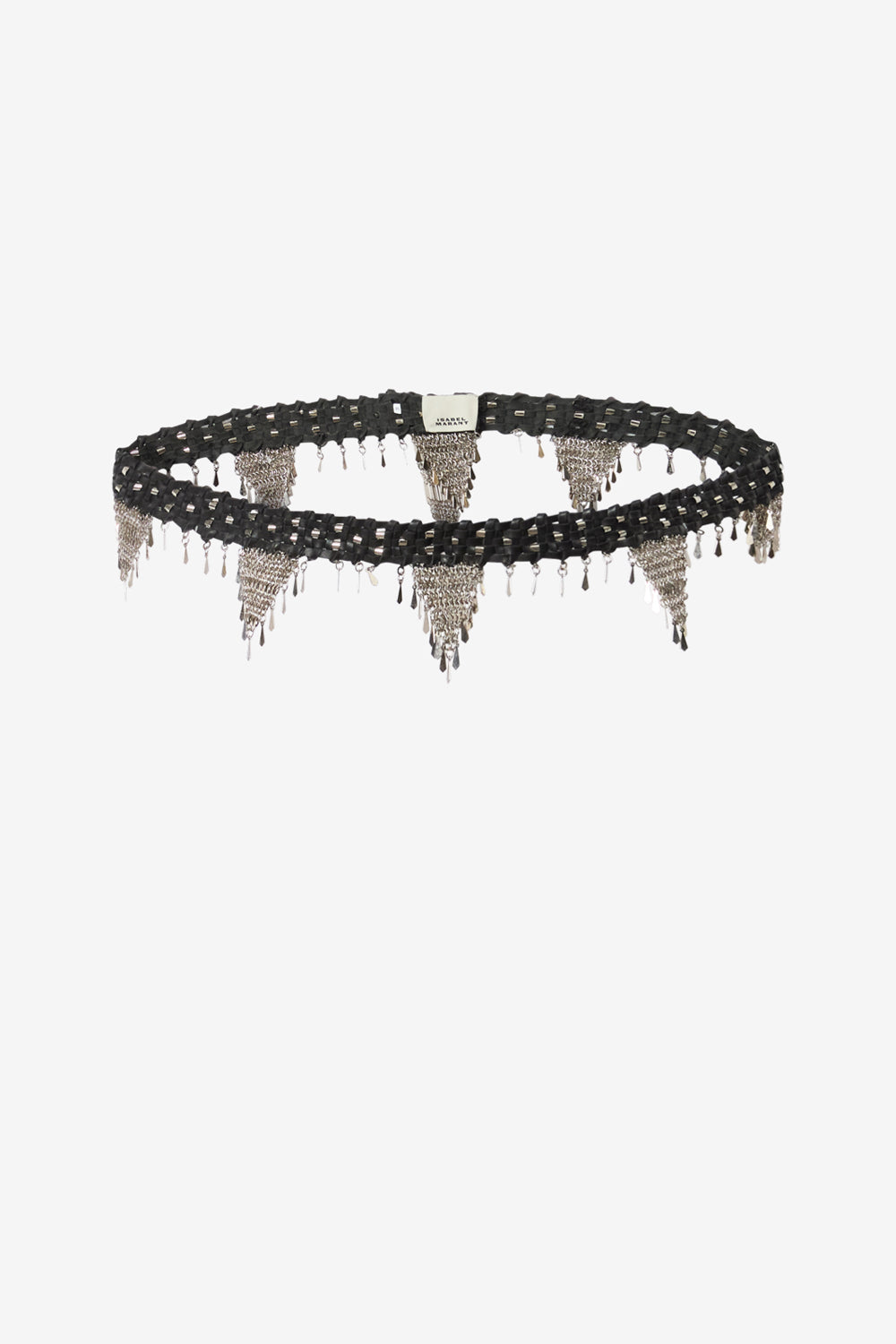 Esnia belt - Black and silver - Woman - 3