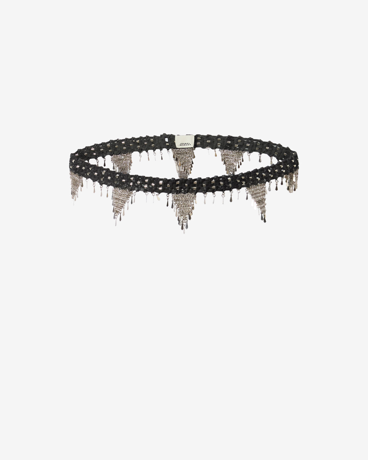Esnia belt - Black and silver - Woman - 3