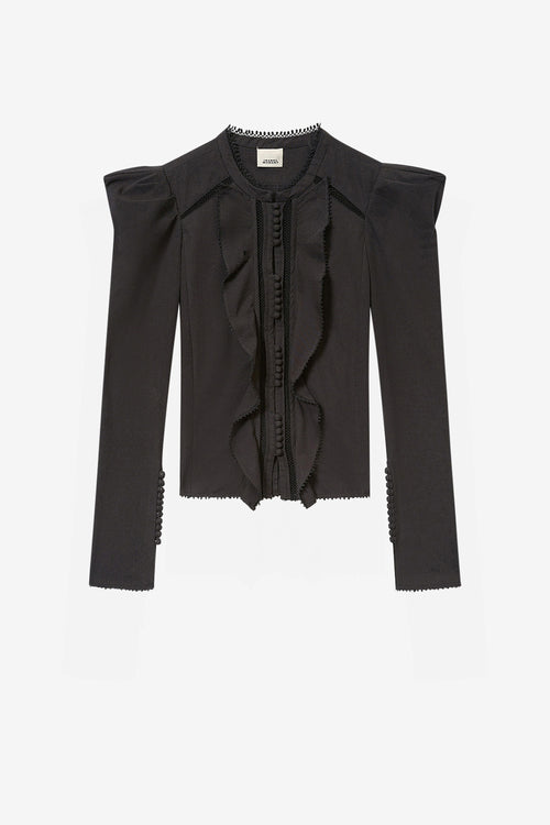 Camisa calina de algodón - Negro - Woman