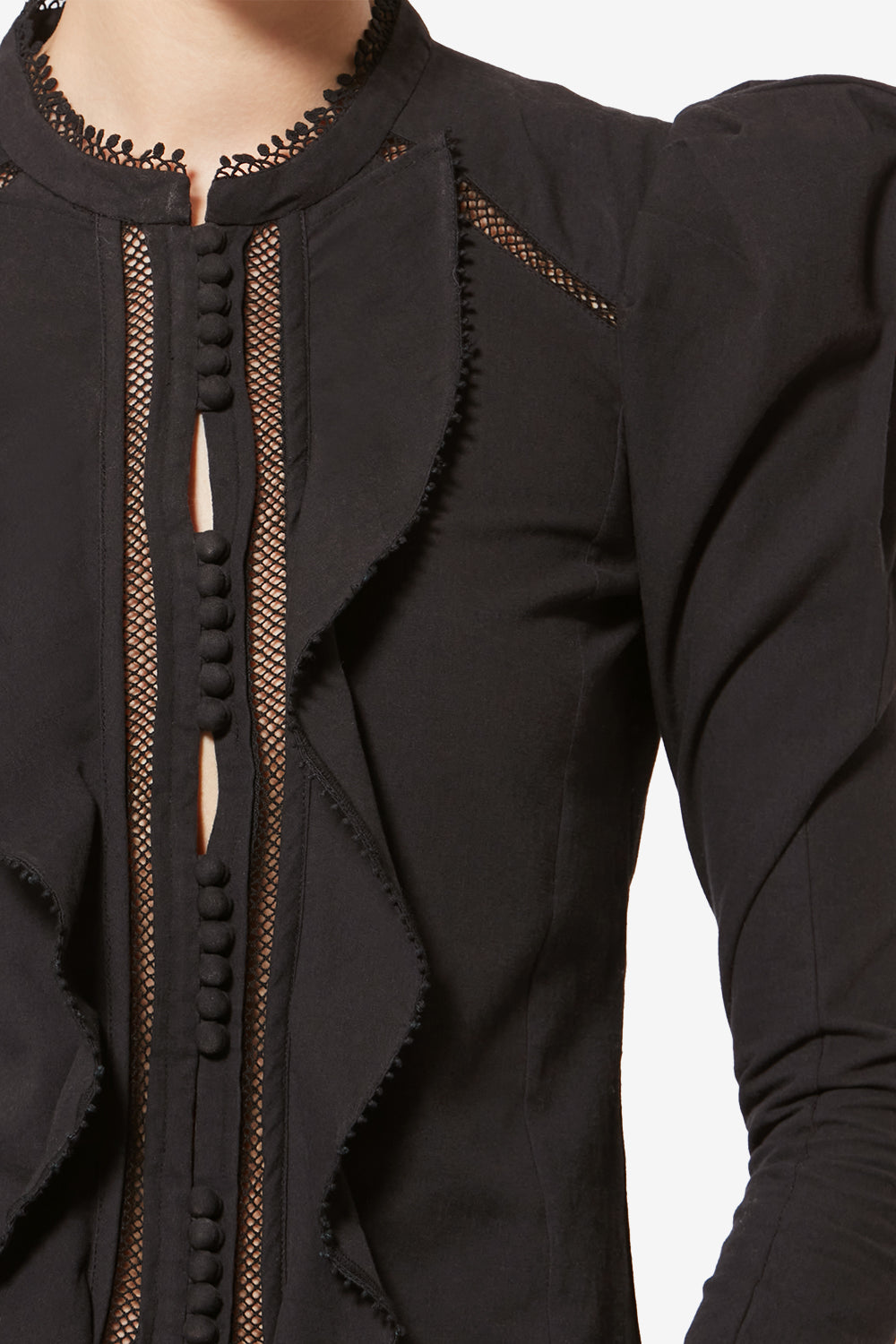 Calina コットン シャツ - 黒 - Woman - 3