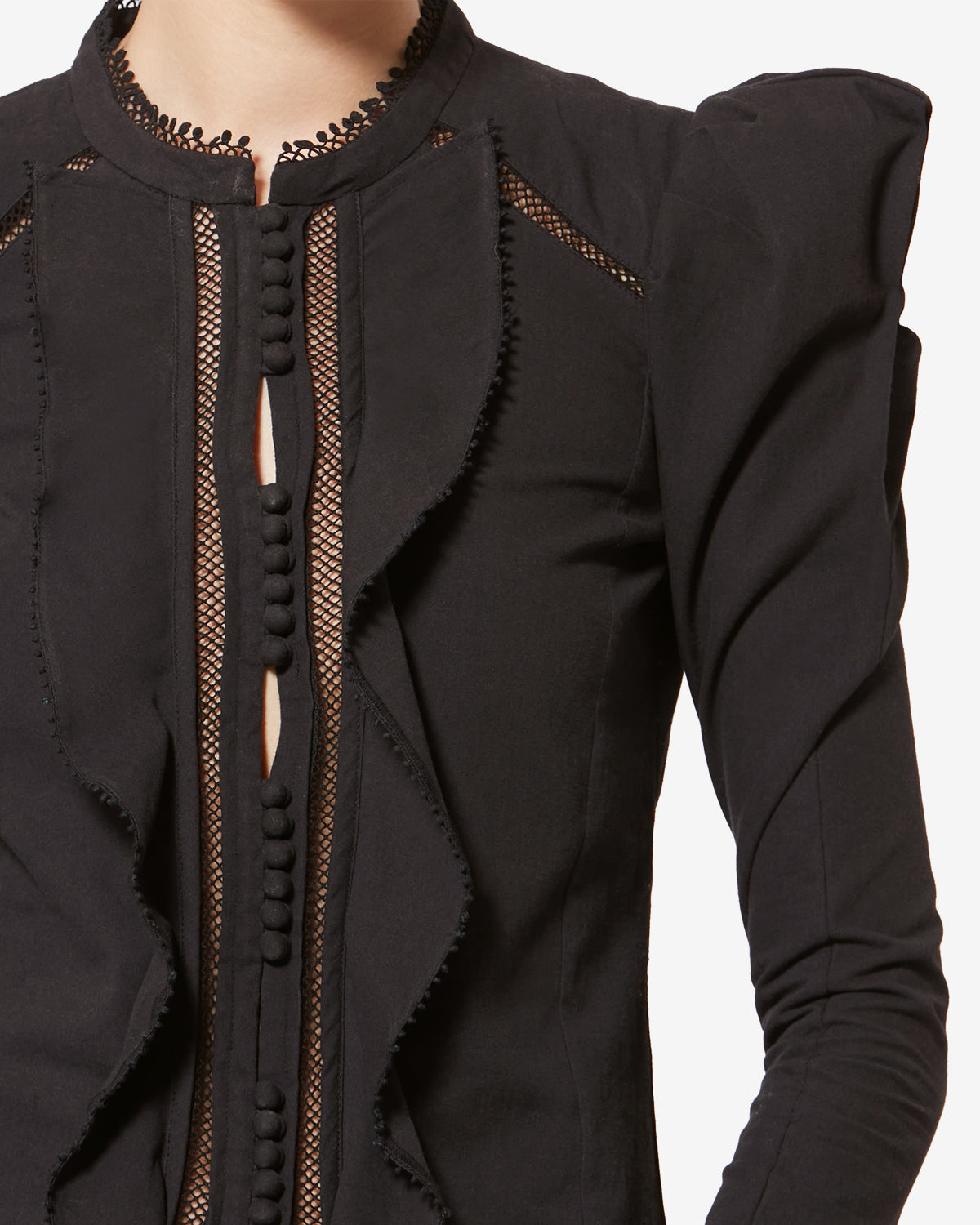 Camisa calina de algodón - Negro - Woman - 2