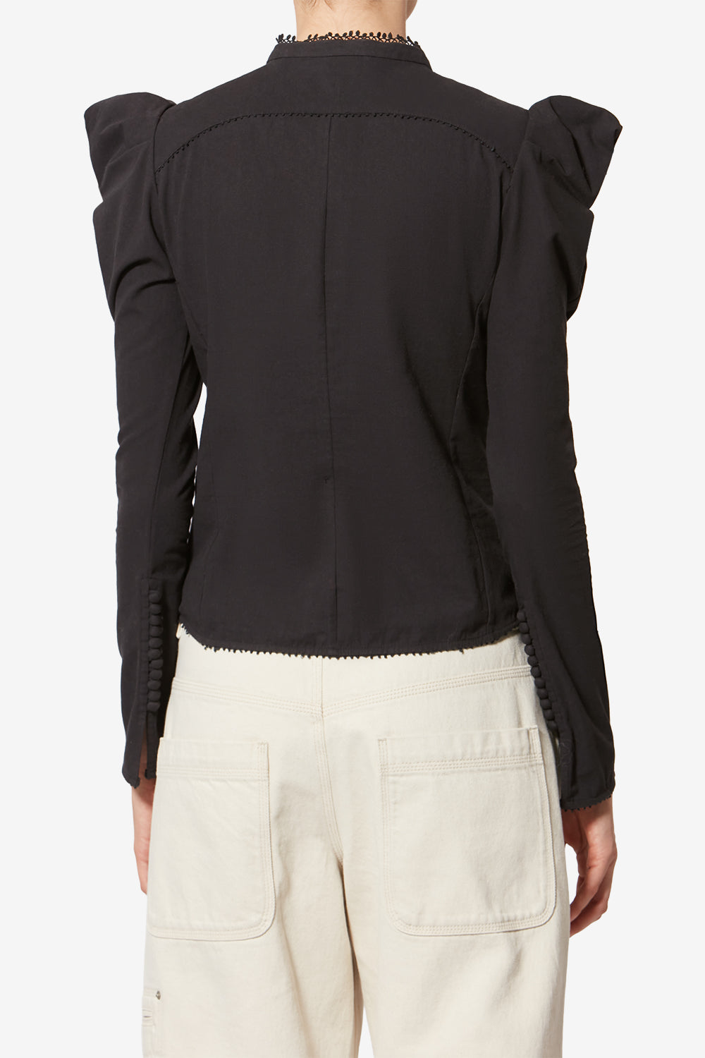 Calina コットン シャツ - 黒 - Woman - 5