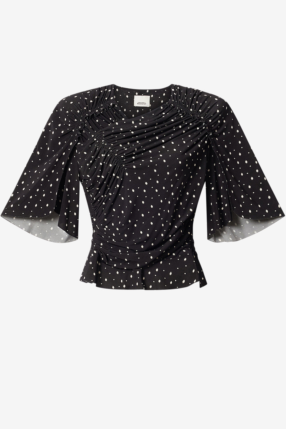 Pezzo sopra/top garla - Black and ecru - Woman - 1