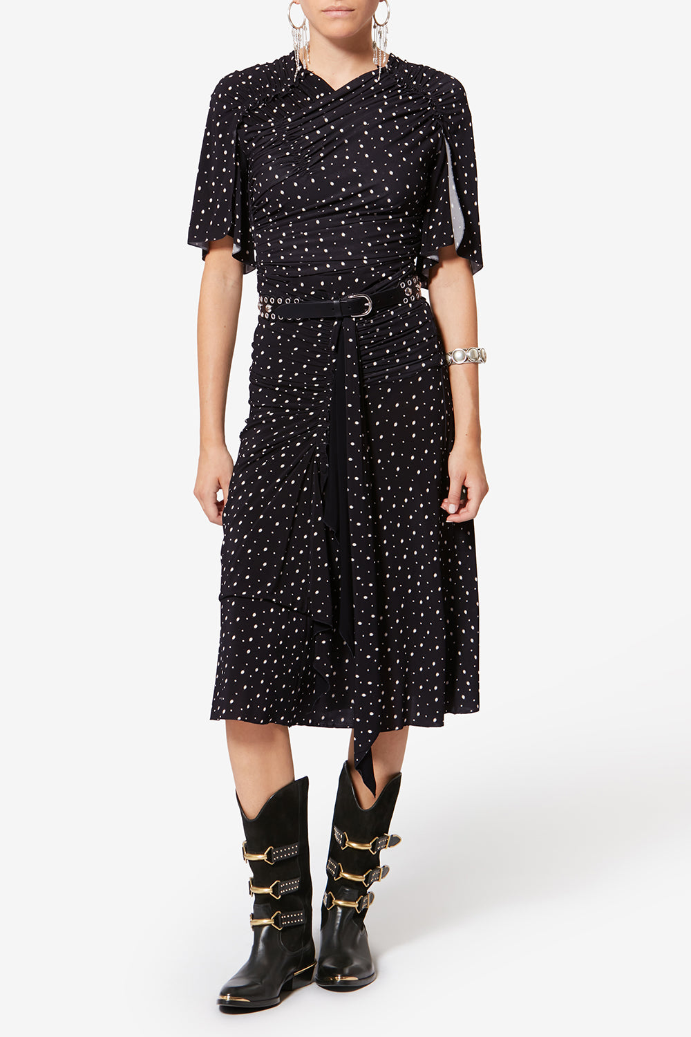 Pezzo sopra/top garla - Black and ecru - Woman - 2