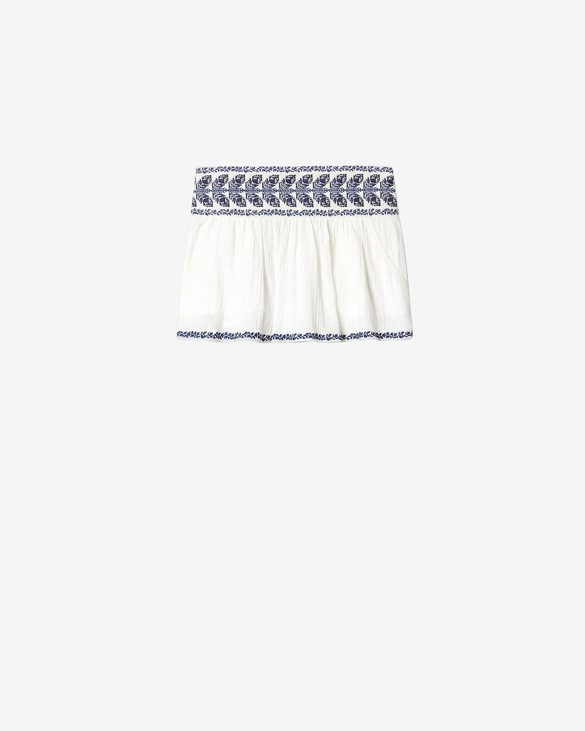 PICADILIA SKIRT Woman ecru and blue | ISABEL MARANT Official