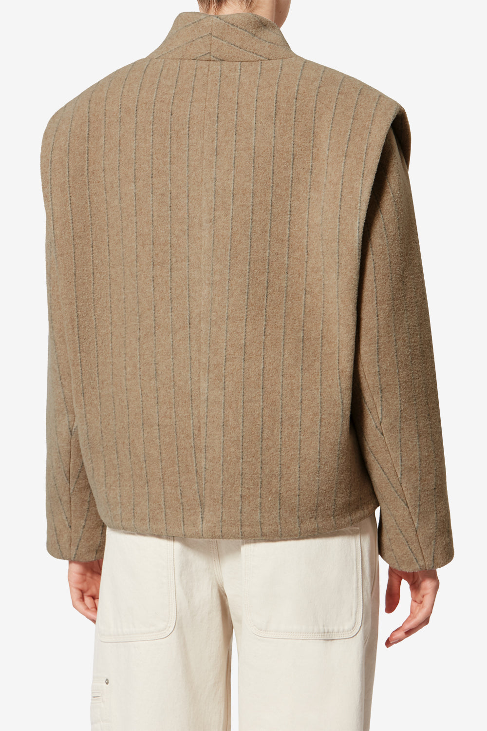 Dyogo-ga ウールコート - Taupe - Woman - 5