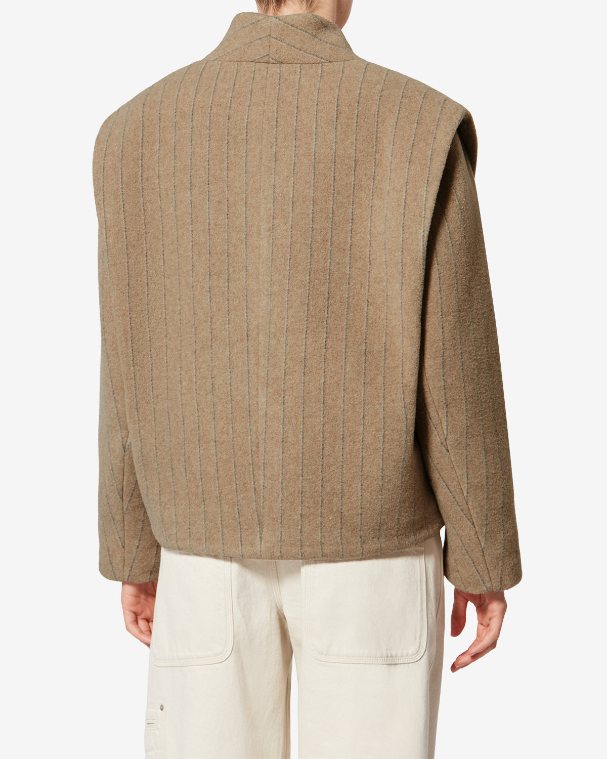 Dyogo-ga ウールコート - Taupe - Woman - 4