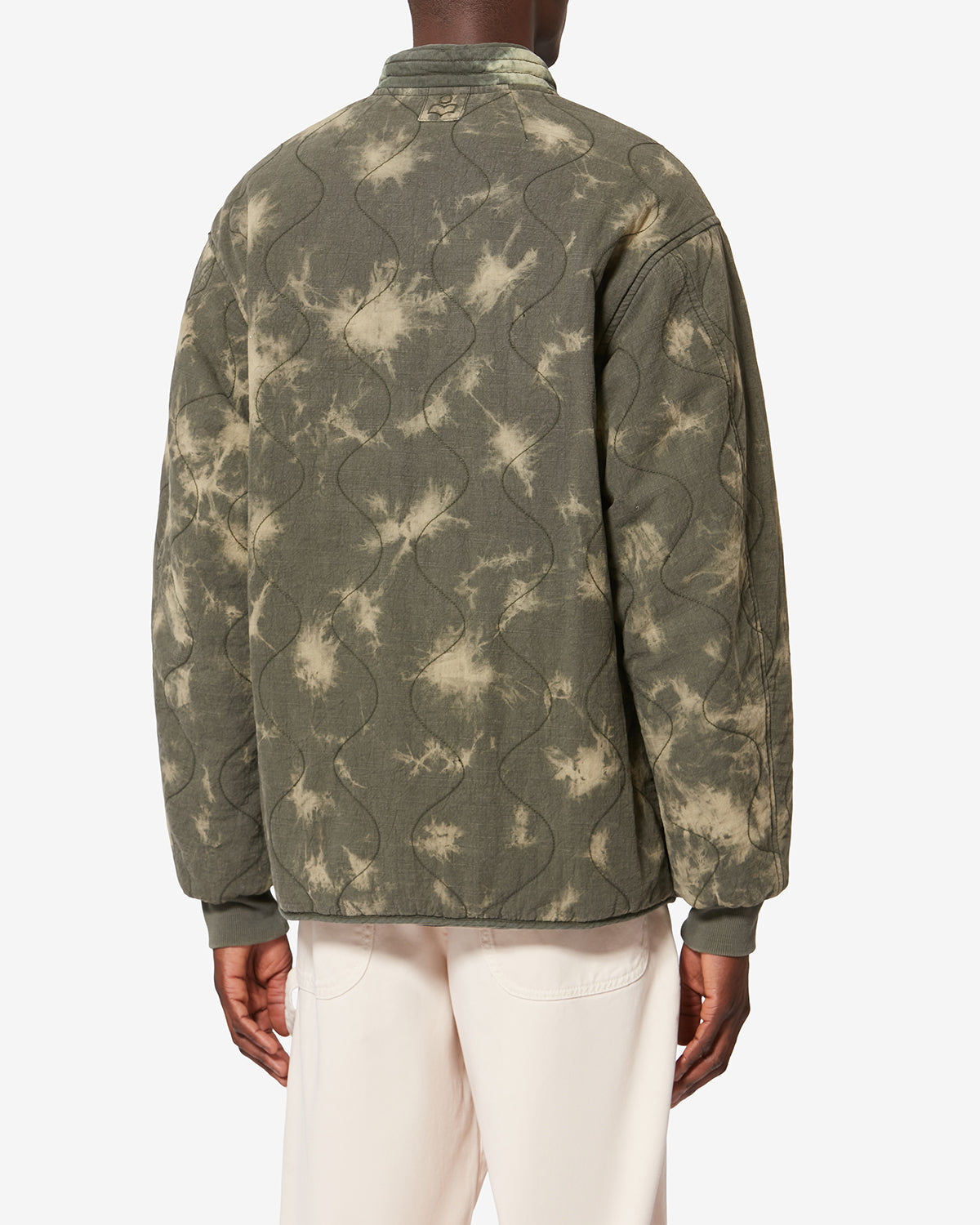 Taeliss 샴브레이 퀼팅 재킷 - Light khaki - Man - 4