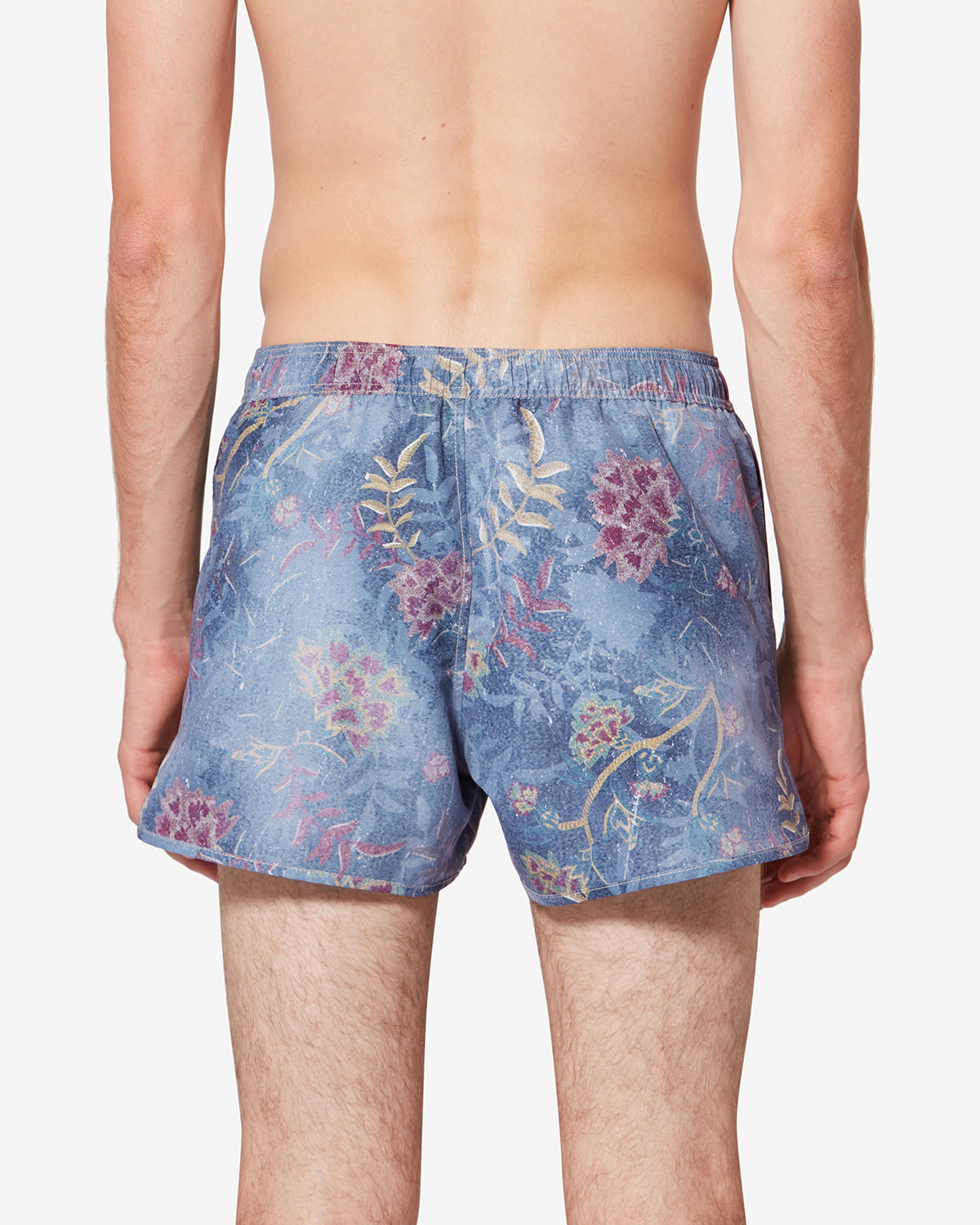 Vincente tropical print swim shorts - Blue - Man - 4
