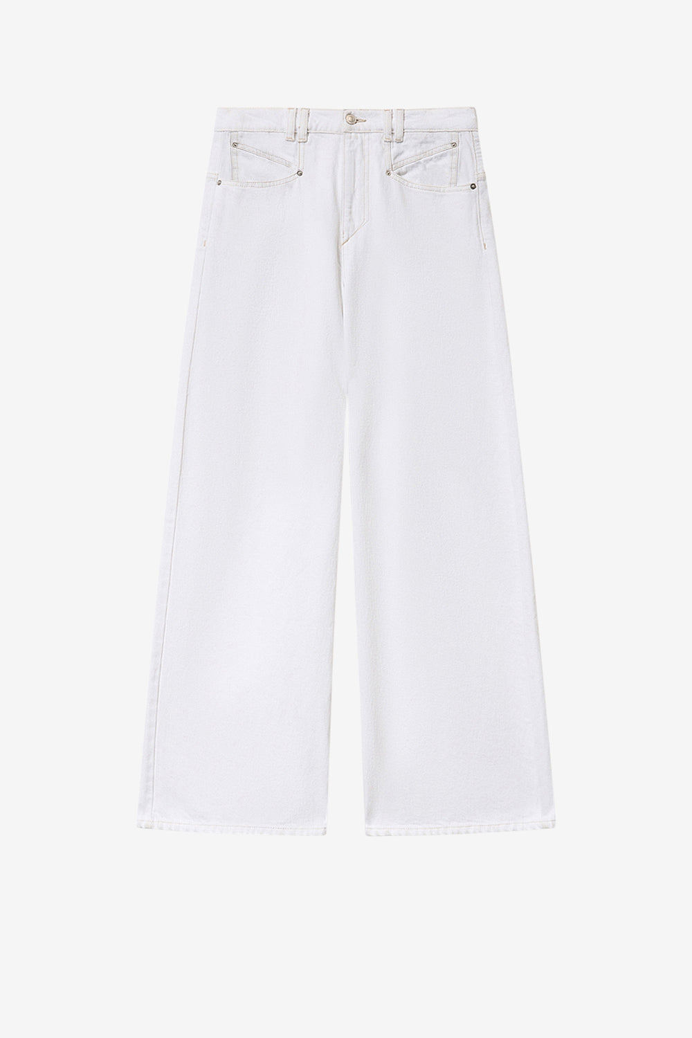 Pantalon lemony en coton - Blanc - Woman - 1