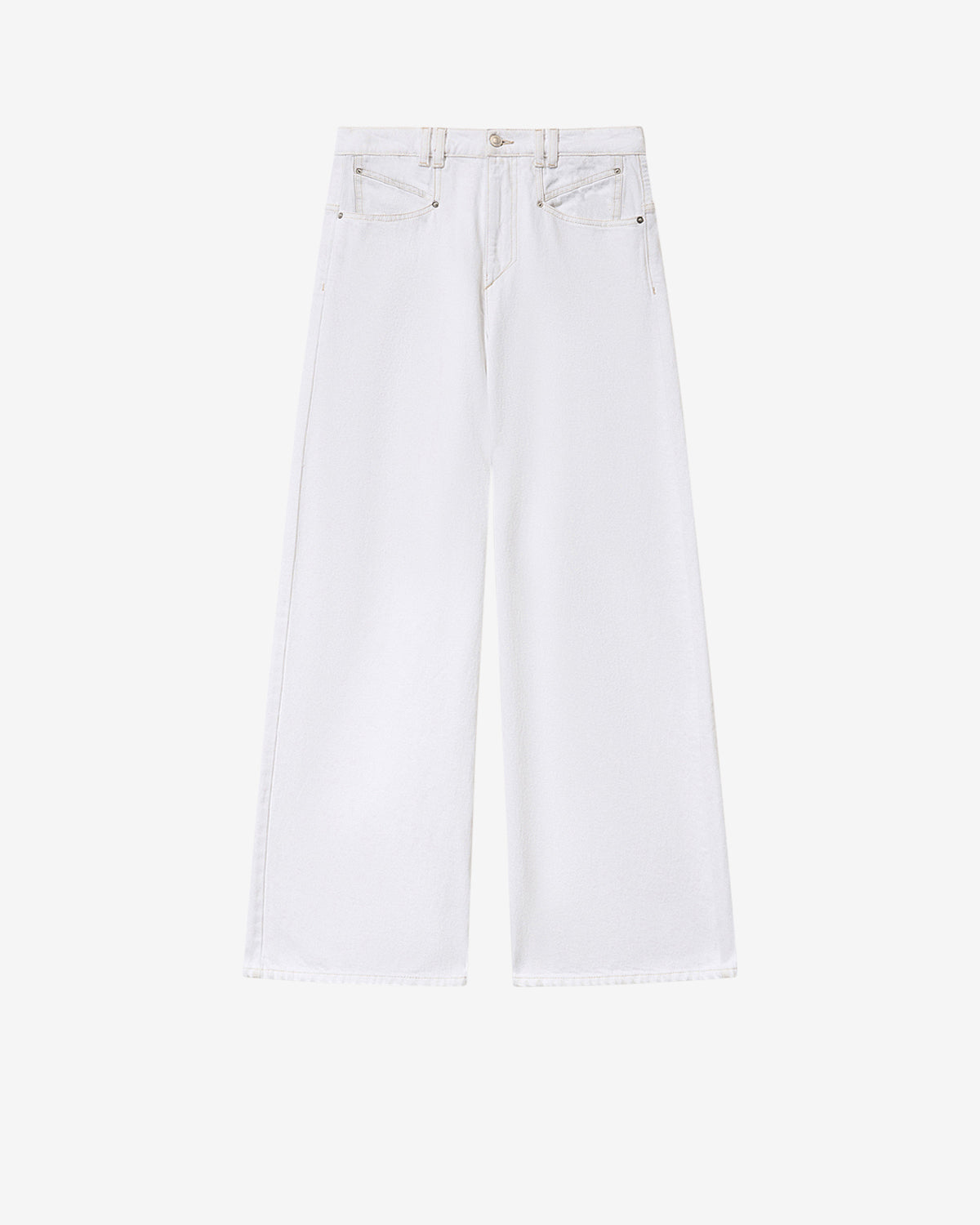 Pantalón lemony de algodón - Blanco - Woman - 5