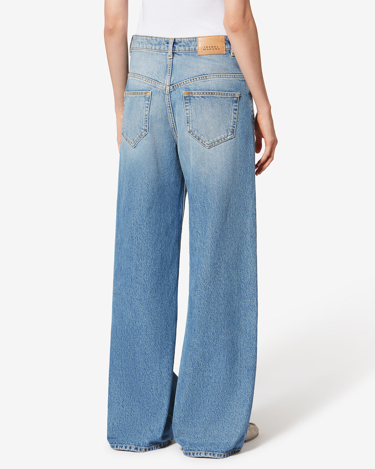 Lemony cotton pants - Light blue - Woman - 4