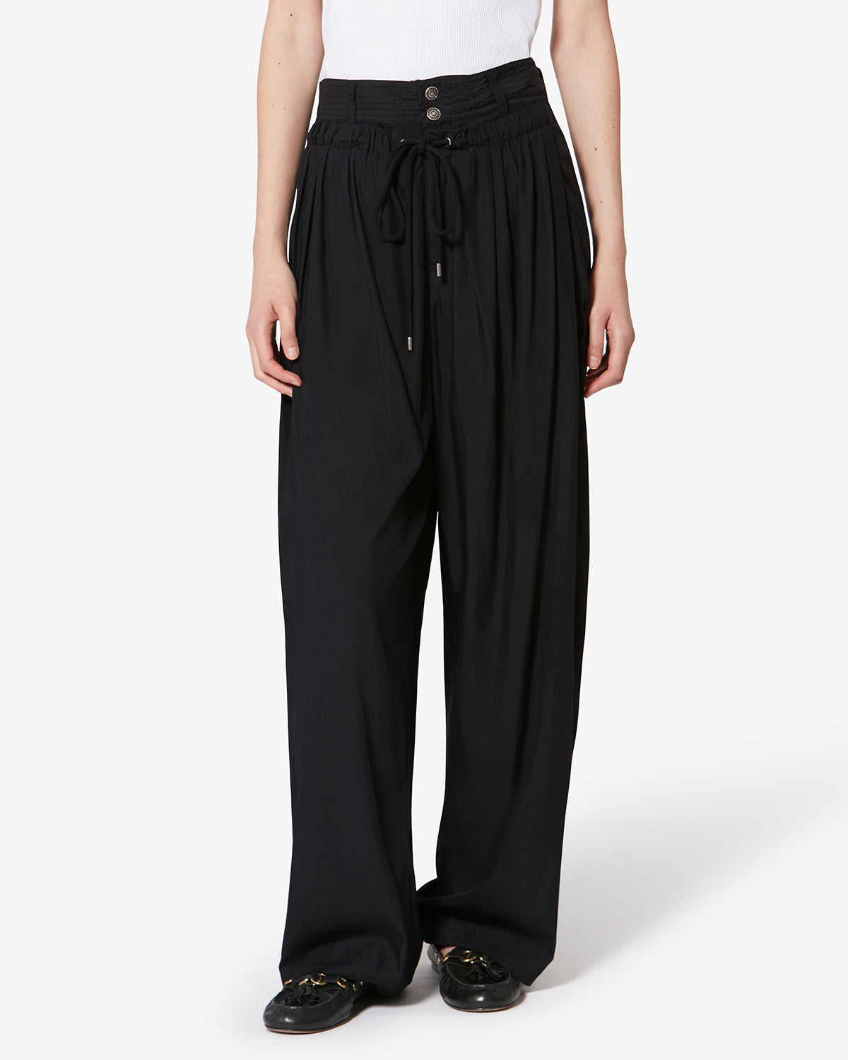 ISABEL MARANT ÉTOILE マランエトワール コットンパンツ 黒 レディースパンツ＆ショートパンツ – Isabel Marant & Marant Étoile