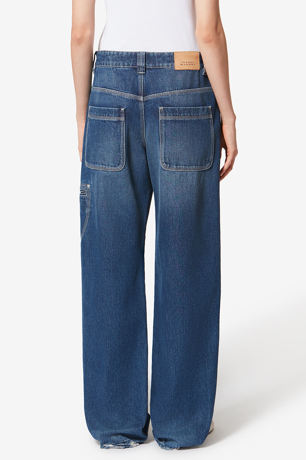 Jeans in denim con impunture jeyda - Blu - Woman - 5