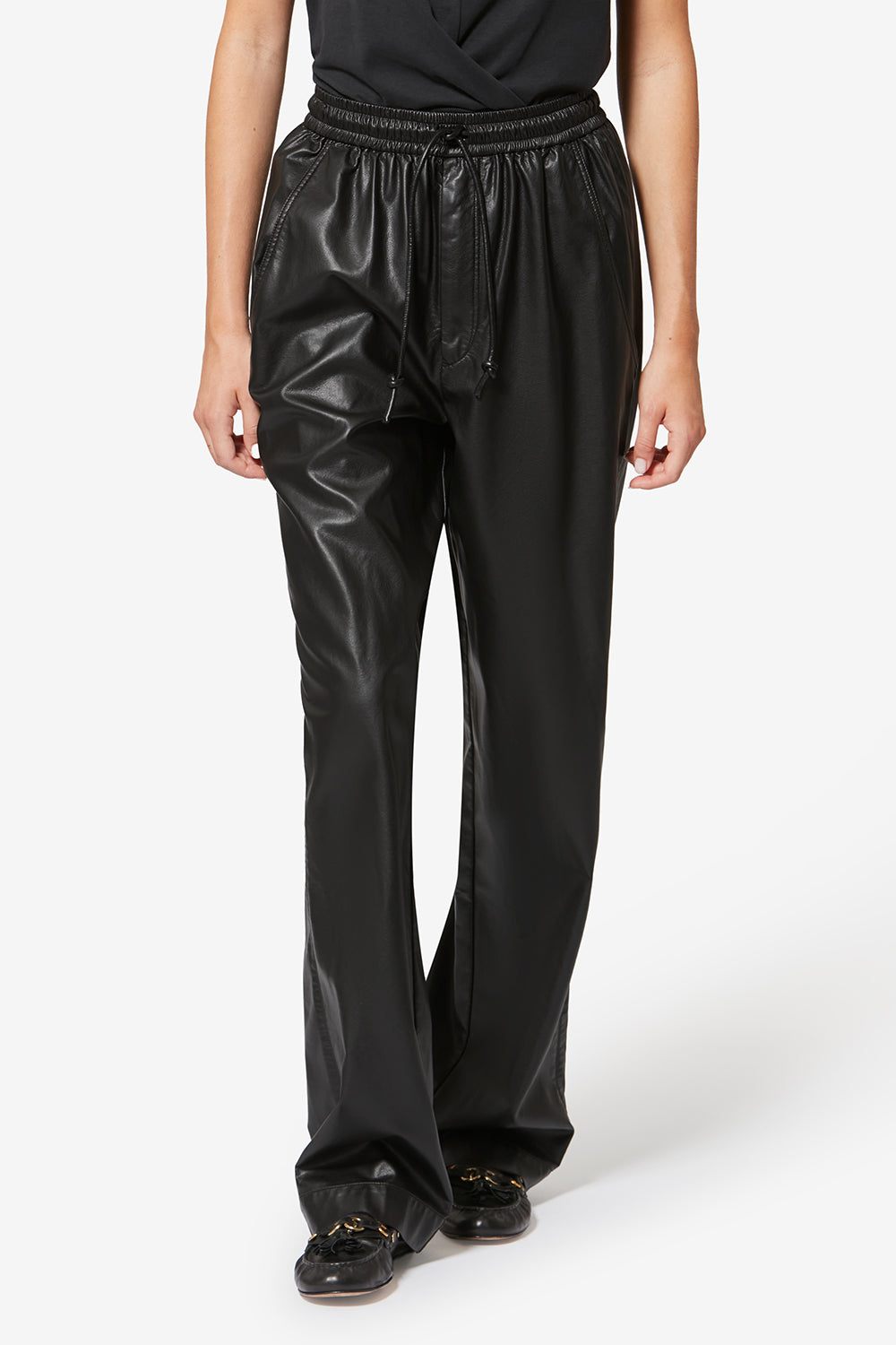 Nereane fine and supple faux leather pants  - Black - Woman - 4