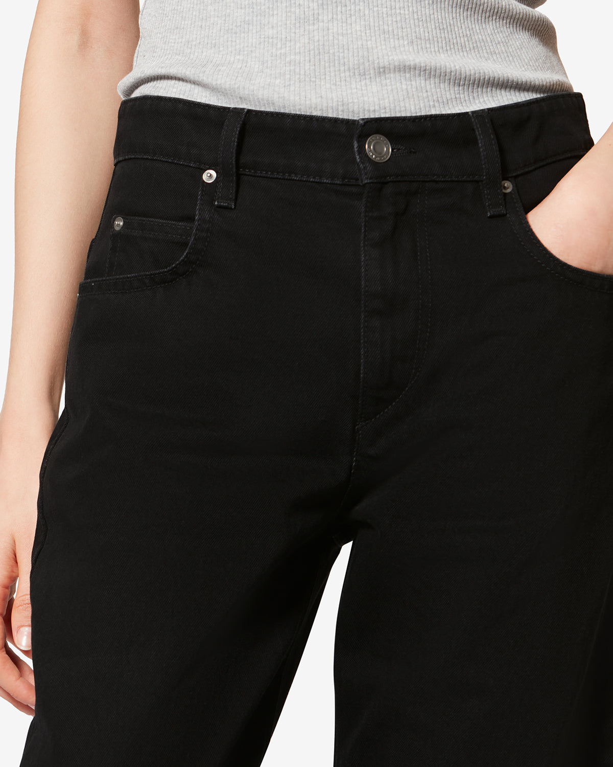 DROMIE パンツ 女性 ウォッシュドブラック | ISABEL MARANT 公式サイト