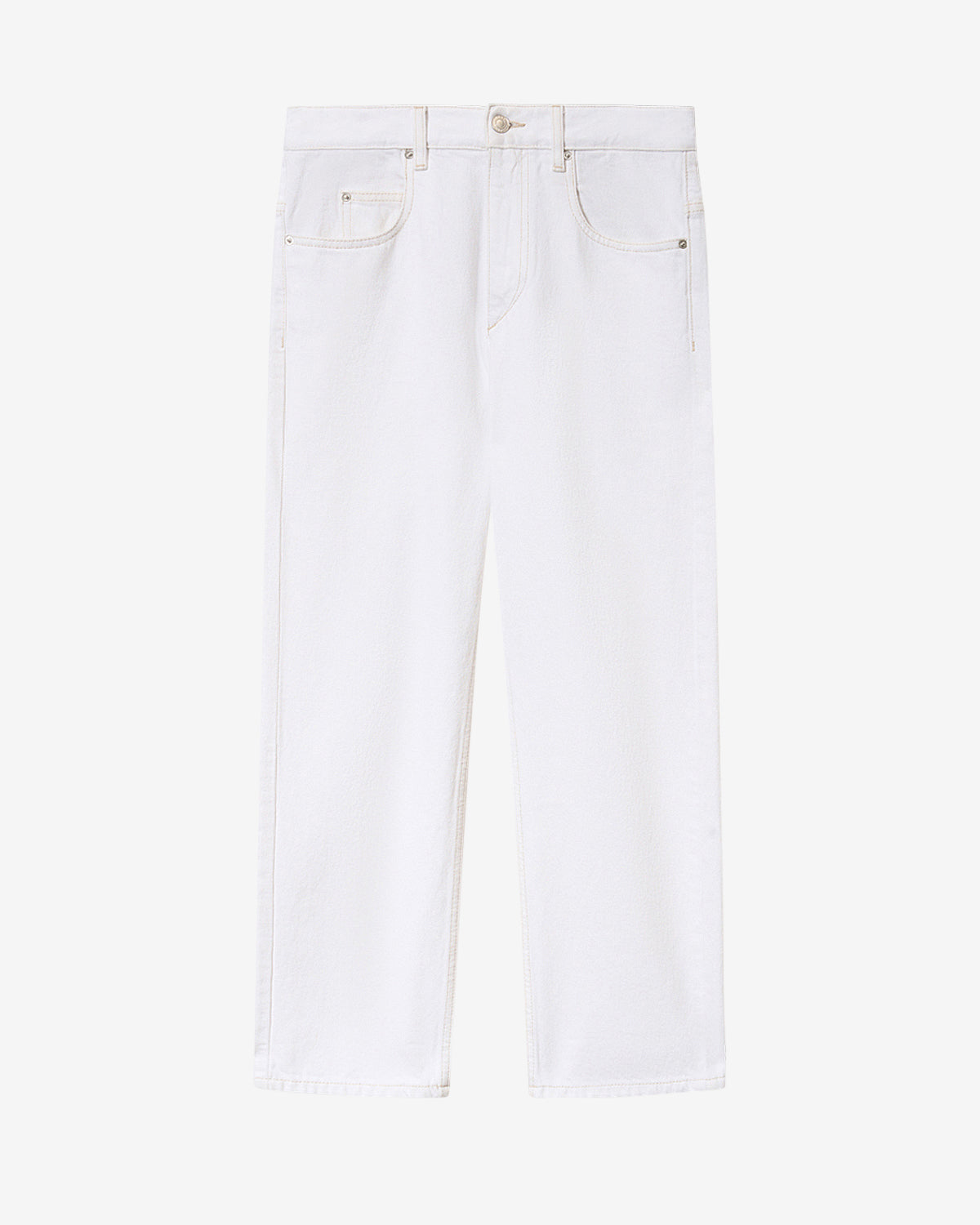 Dakota cotton pants - White - Woman - 5