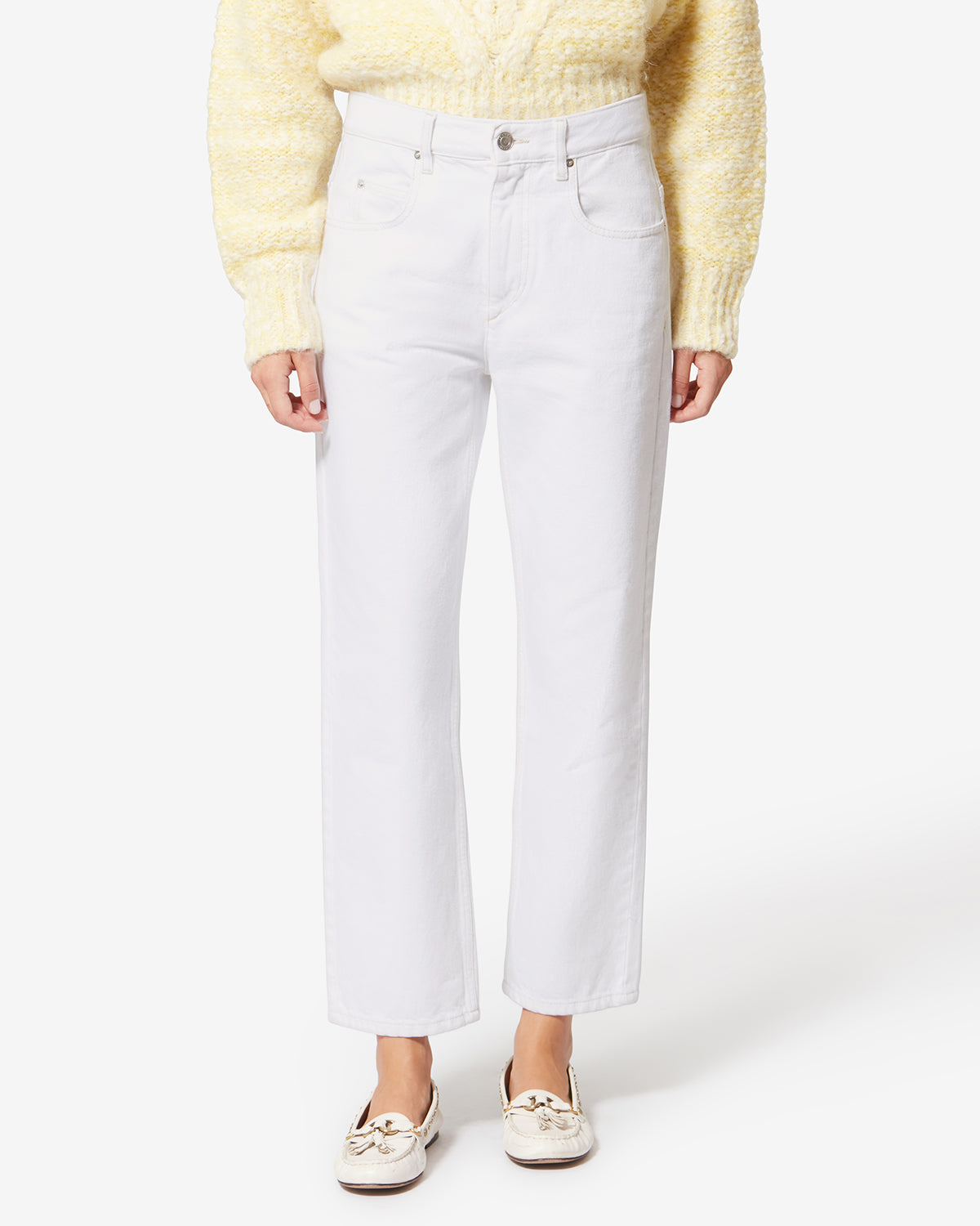 Dakota cotton pants - White - Woman - 3