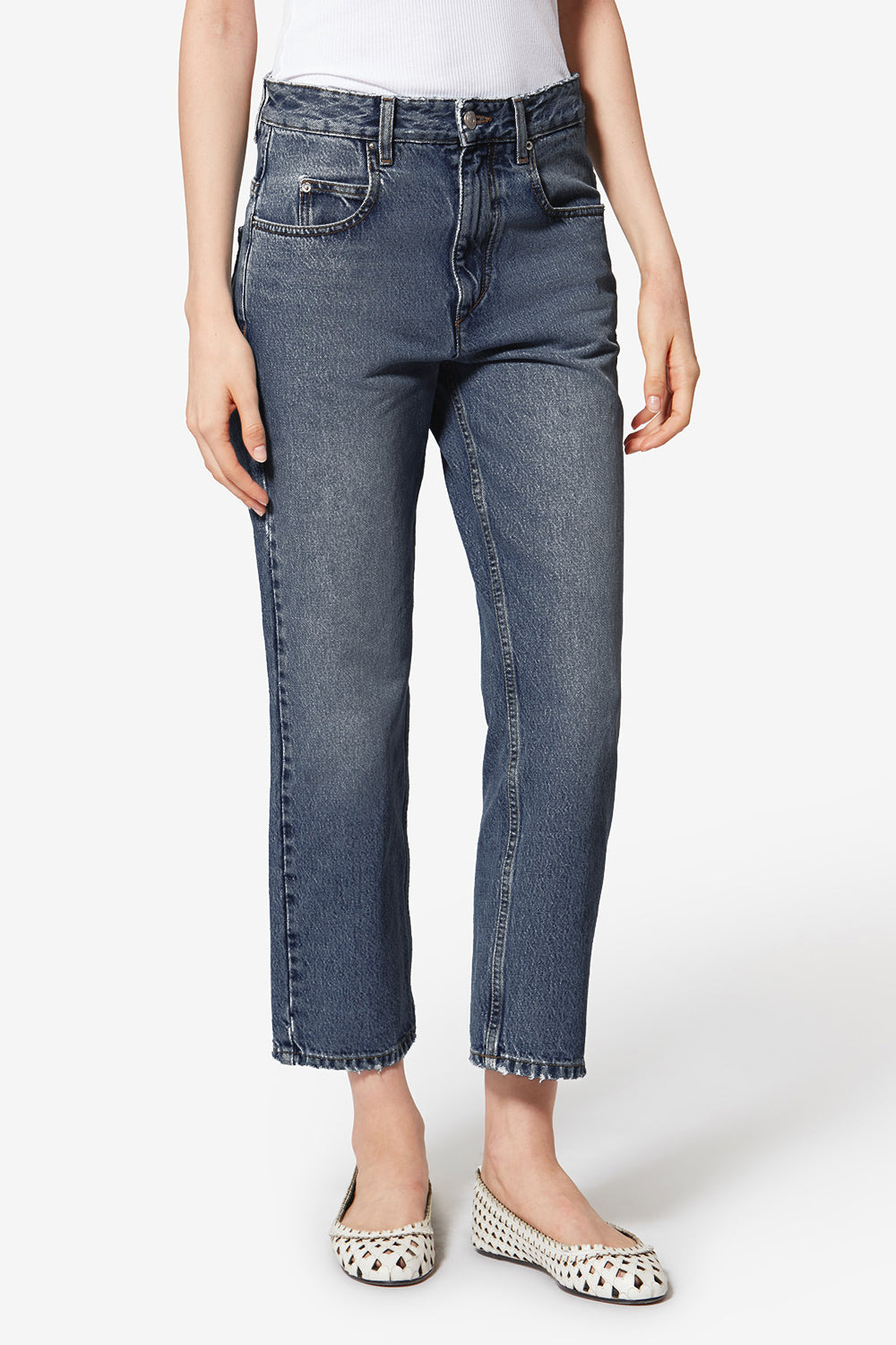 Dakota 코튼 팬츠 - 파란색 - Woman - 4