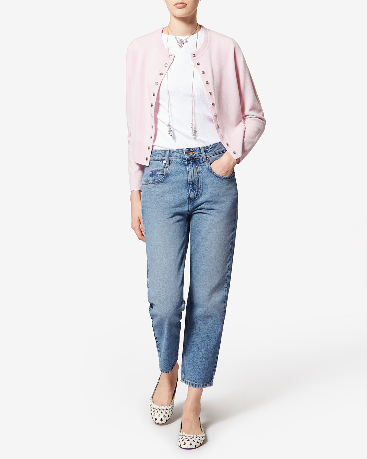 Dakota cotton pants - Light blue - Woman - 1