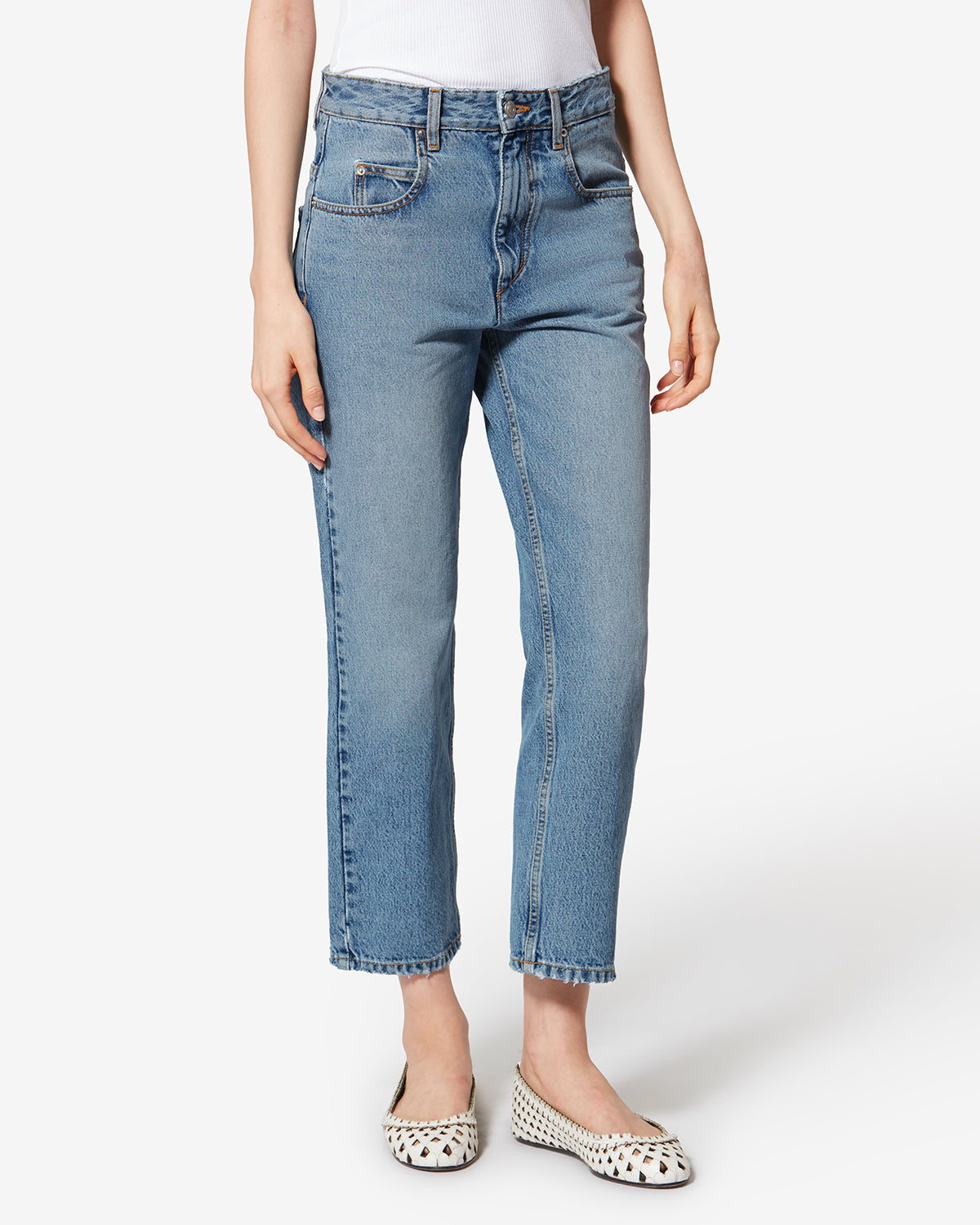 Dakota cotton pants - Light blue - Woman - 3