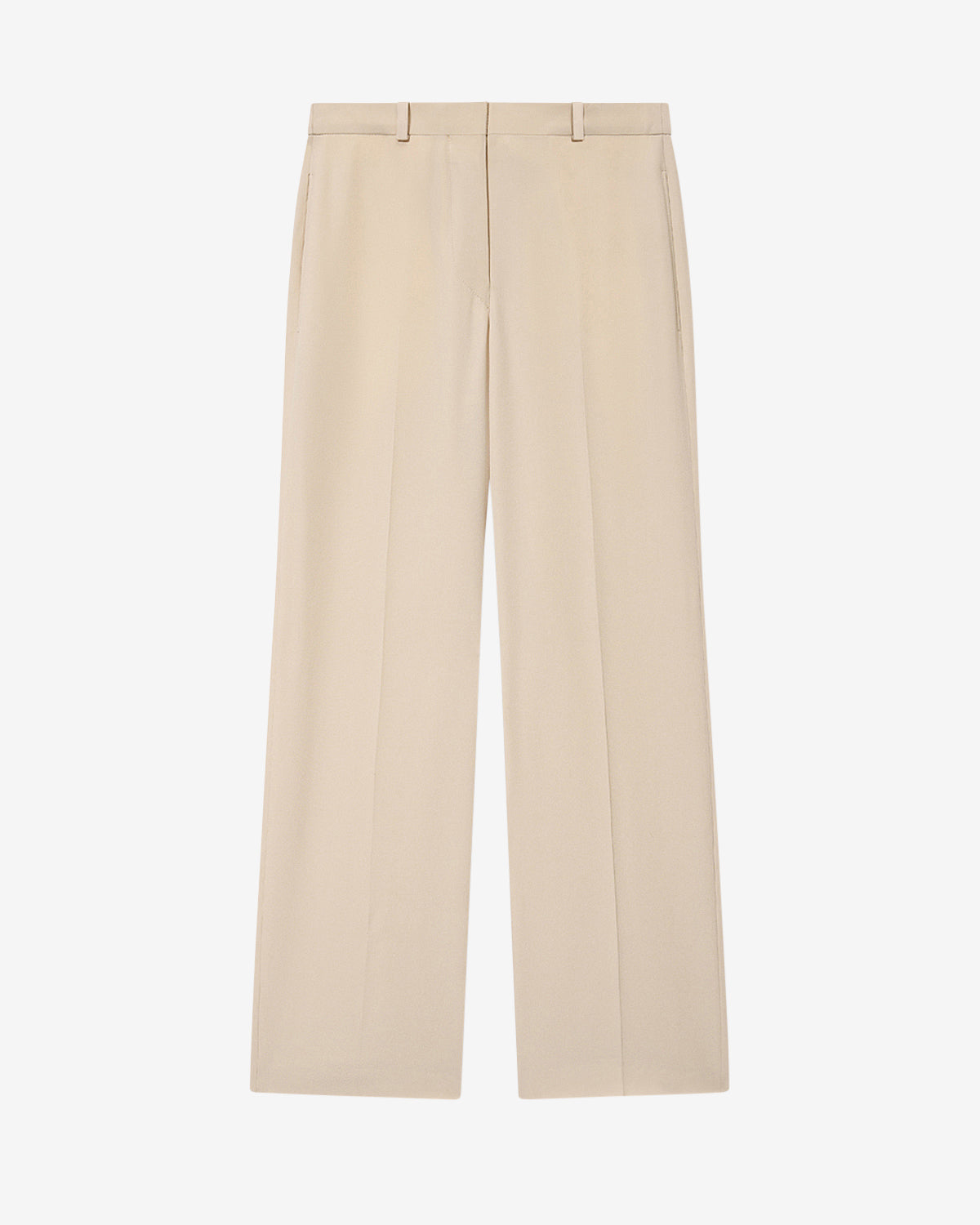 Neonda flowing crepe suit pants - Ecru - Woman - 5