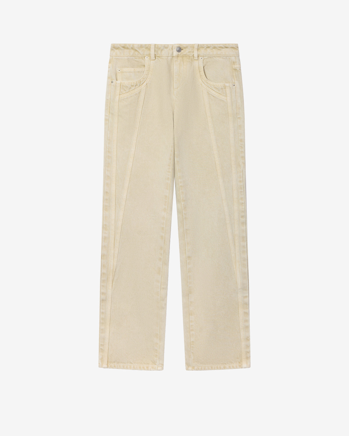 Jaylis 경량 데님 부츠컷 진 - 에크루 - Woman - 1