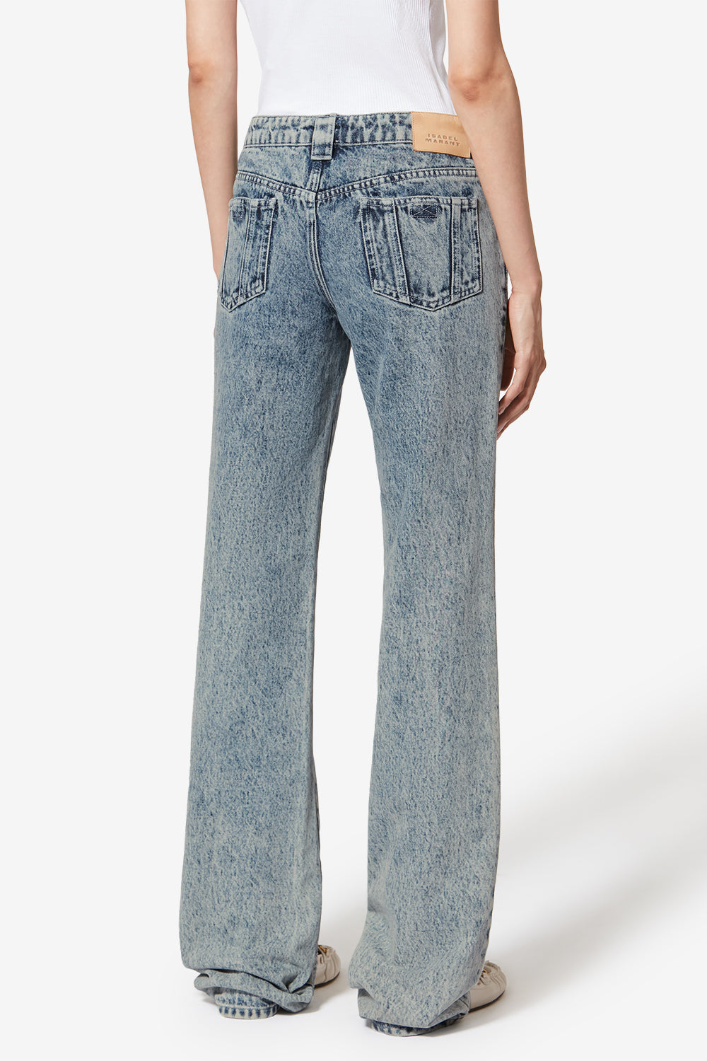 Jaylis washed denim bootcut jeans - Light blue - Woman - 5