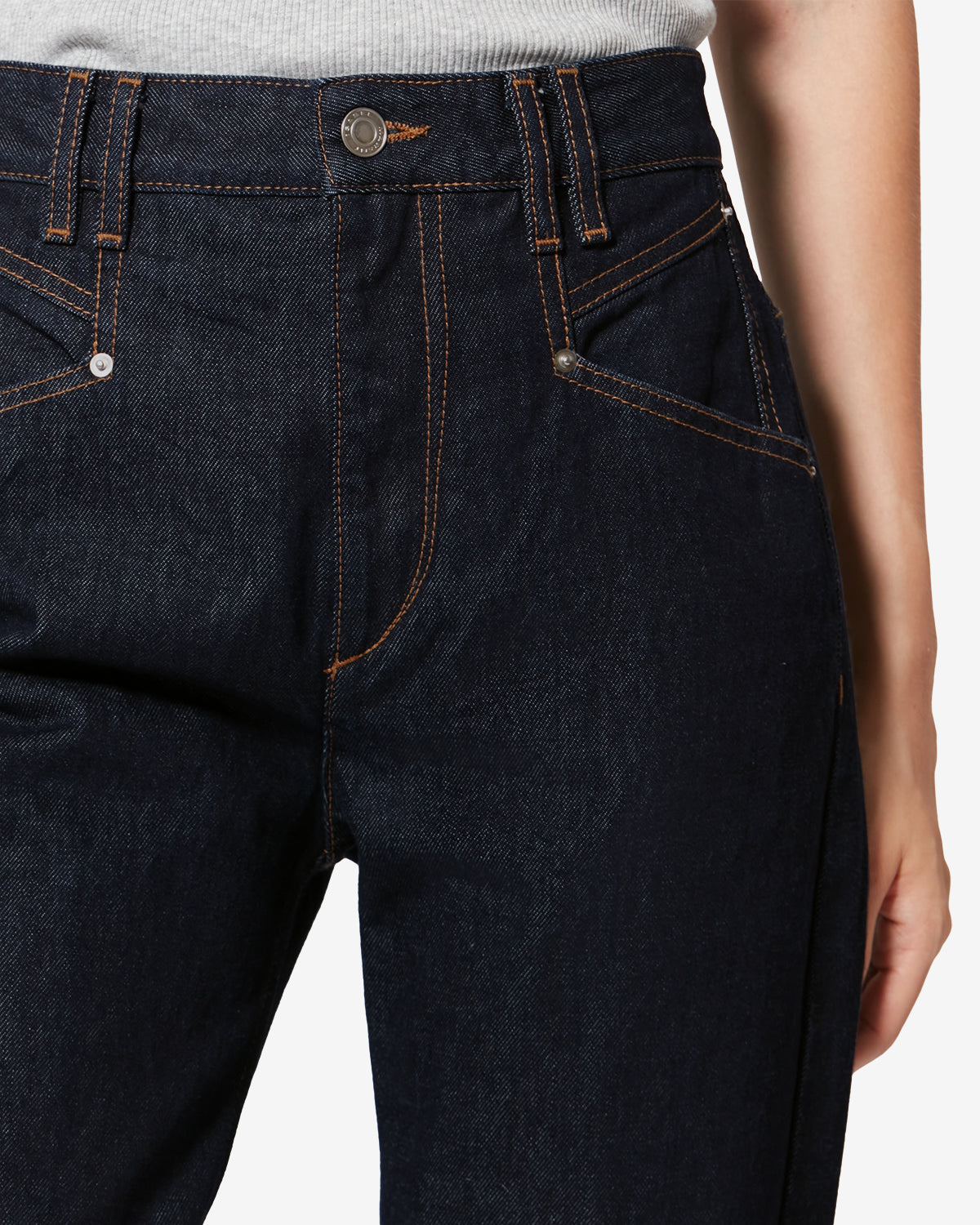 Belvia cotton pants - Dark midnight - Woman - 2