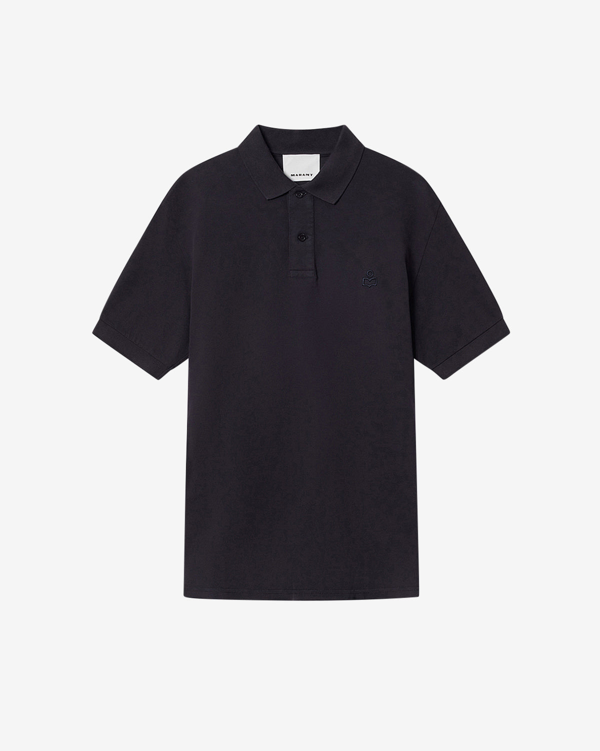 Kurzärmeliges poloshirt afko aus piqué-baumwolle - Schwarz gewaschen - Man - 5