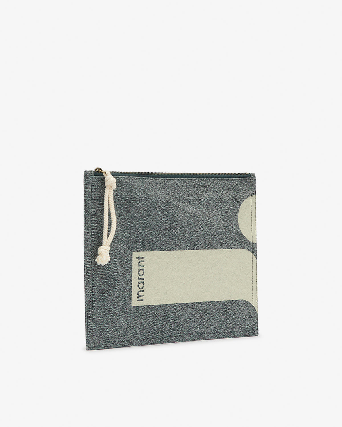 Netia コットン クラッチバッグ - ウォッシュドブラック - Woman - 4