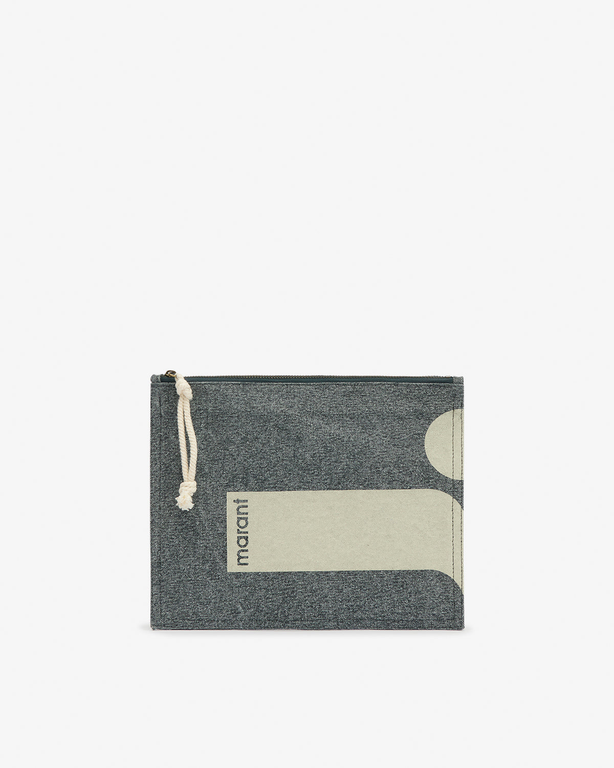 Netia コットン クラッチバッグ - ウォッシュドブラック - Woman - 1