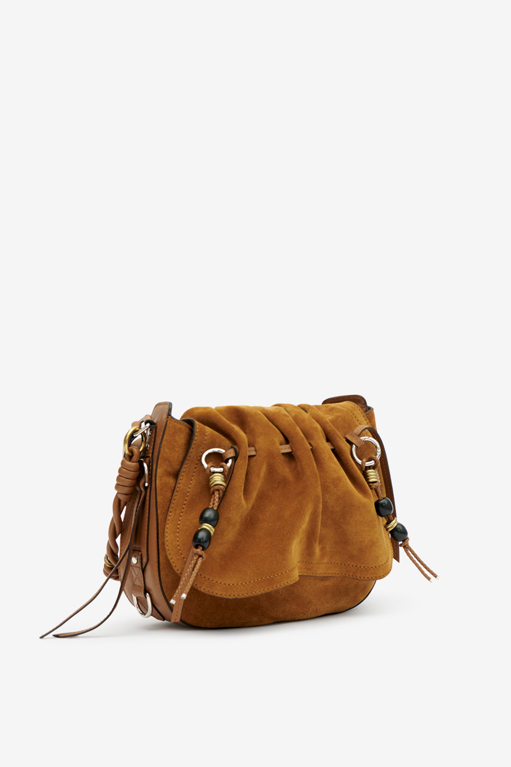 Sac porté épaule bolton en cuir - Cognac - Woman - 5
