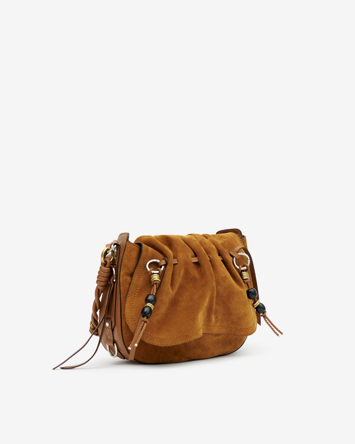 Bolton leather shoulder bag - Cognac - Woman - 5