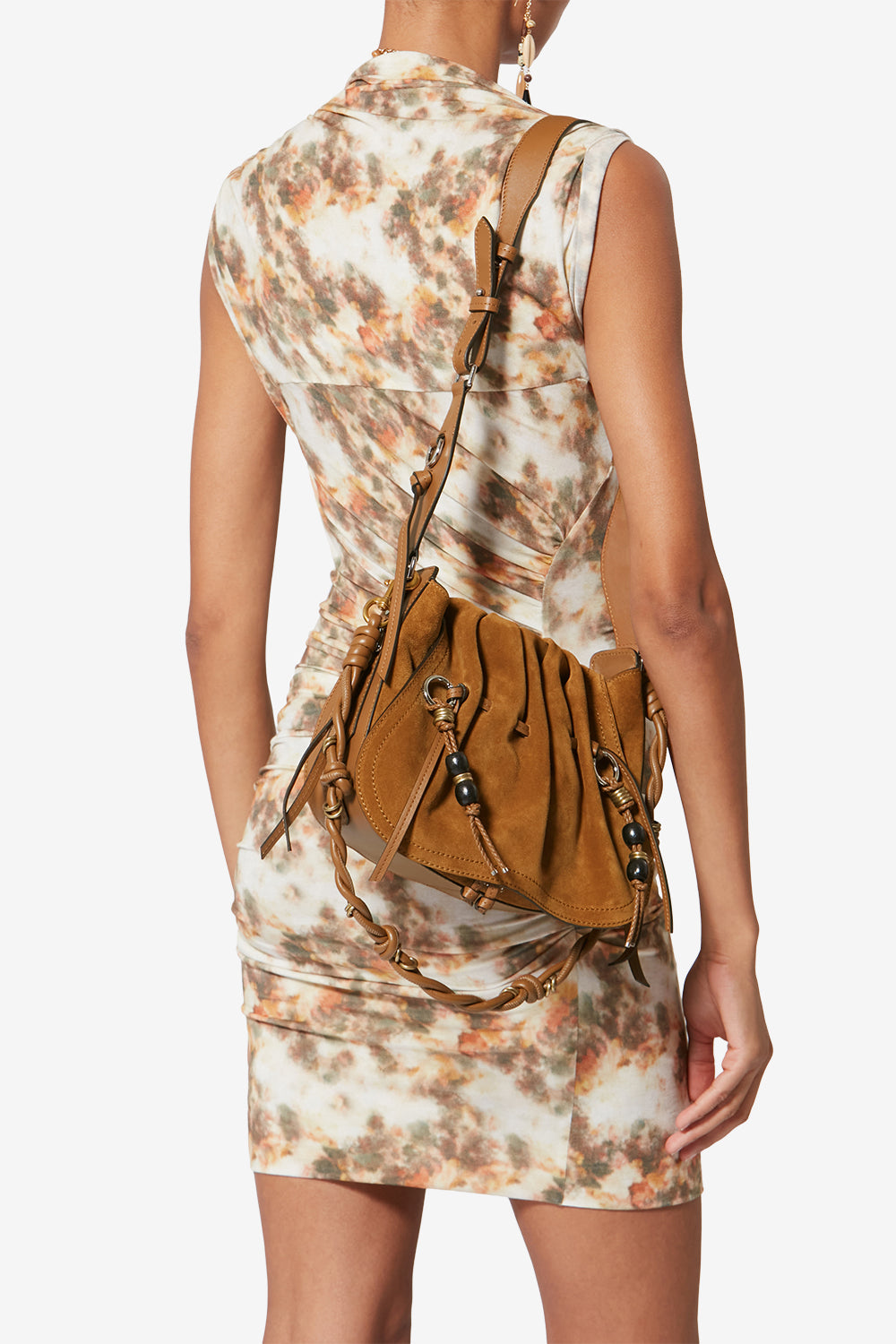 Sac porté épaule bolton en cuir - Cognac - Woman - 2