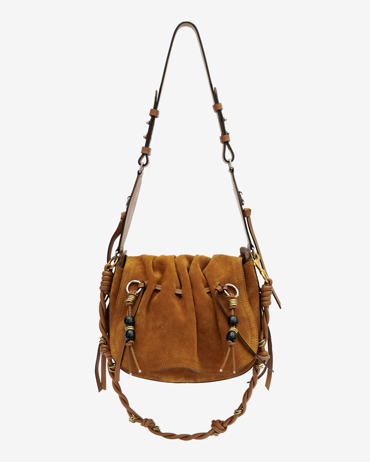 Bolton leather shoulder bag - Cognac - Woman - 1