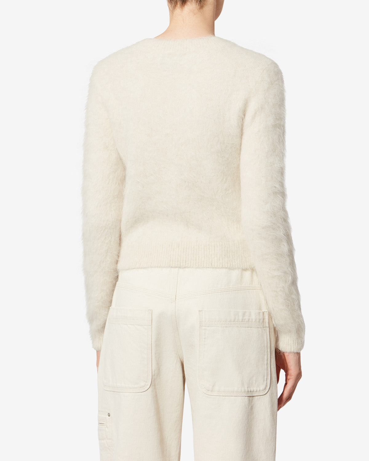 Hermine wool sweater - Ecru - Woman - 4