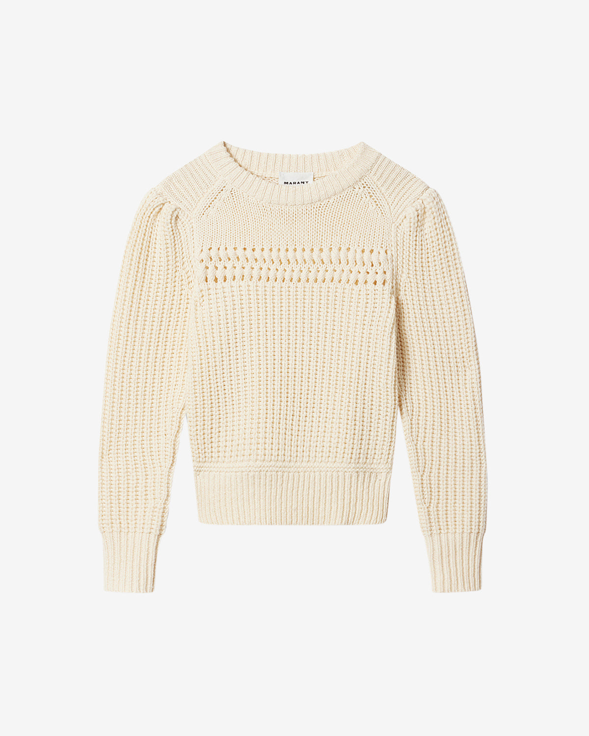 Winnie double-faced knit sweater - Ecru - Woman - 5
