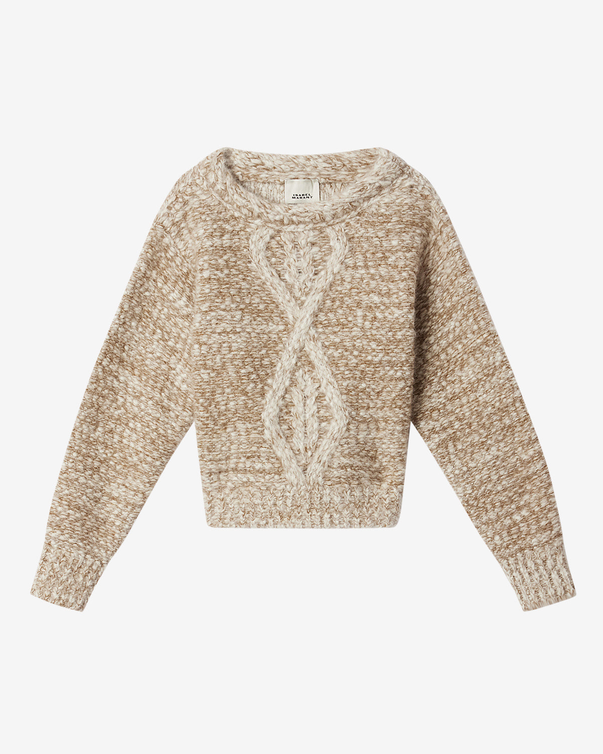 Maglione dorota in lana - Ecru-bronze - Woman - 5