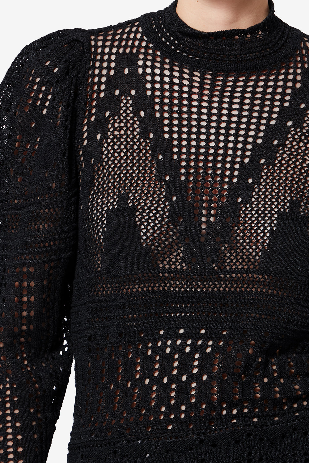 Dahara cotton sweater - Black - Woman - 3