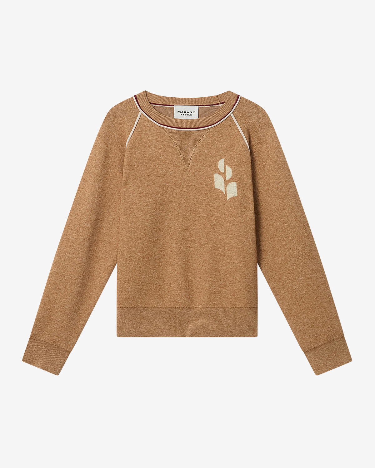 Loriby 스포티 로고 스웨터 - Camel-light grey - Woman - 5