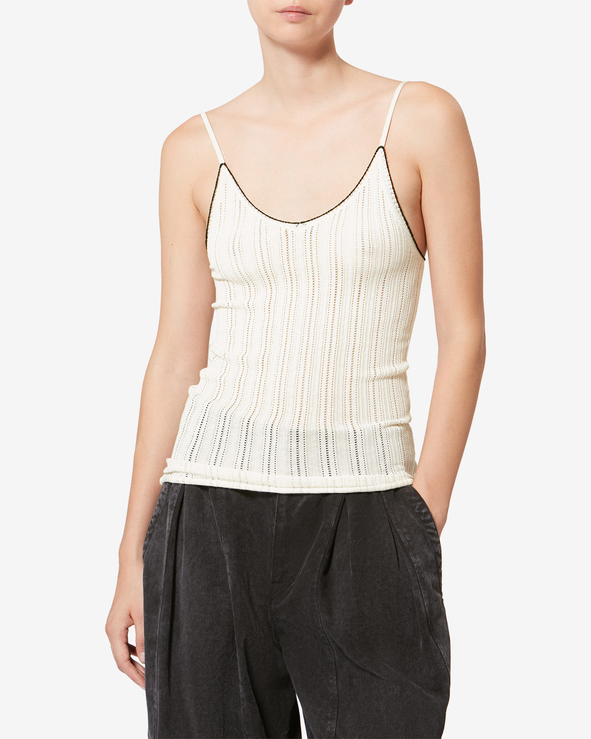 Maglione india in cotone - Ecru - Woman - 3