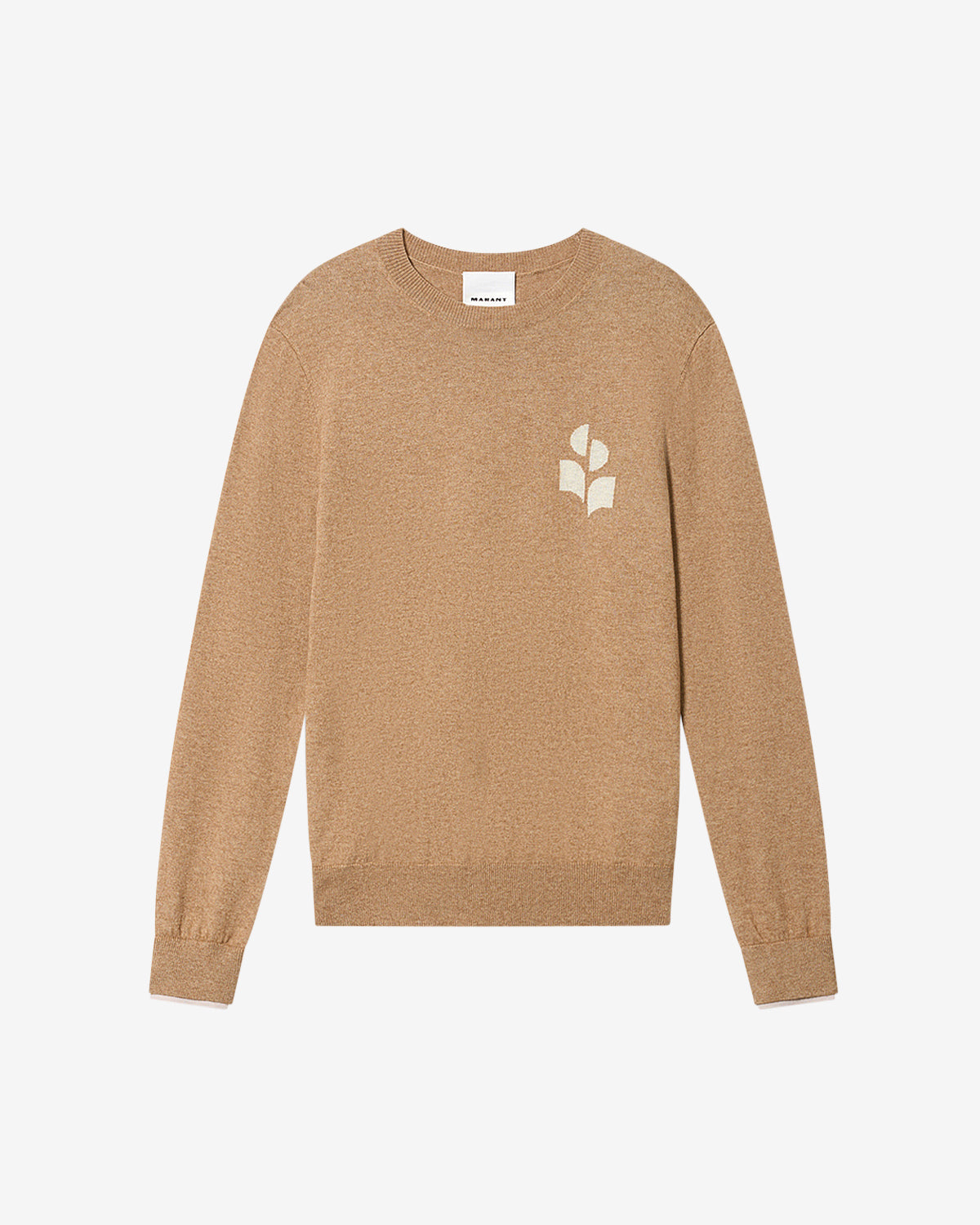 Antea thin cotton and wool sweater - Camel-light grey - Man - 5