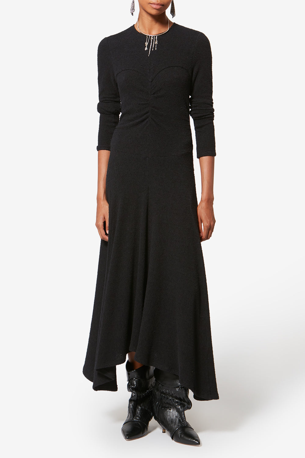 Flora コットンドレス - 黒 - Woman - 2