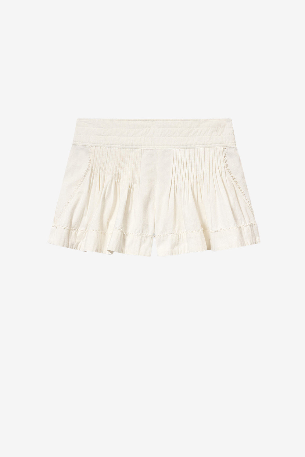 Cybila cotton shorts - White - Woman - 1